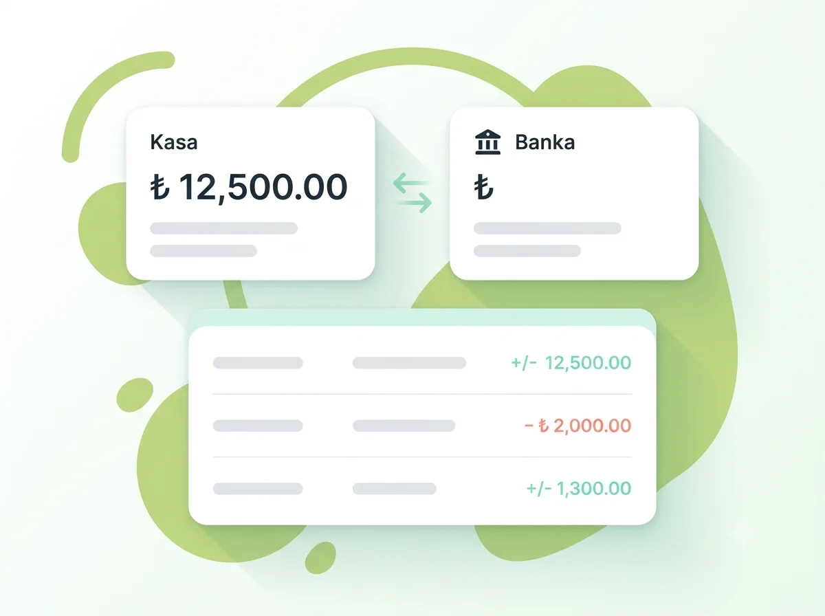 Kasa ve Banka — Finans Fatura